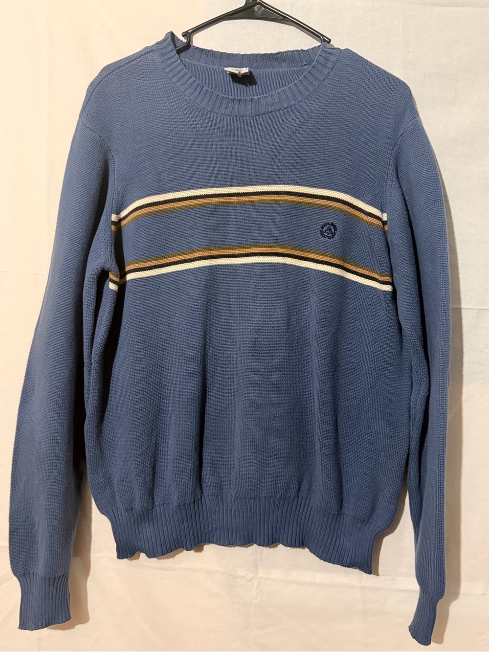 Vintage 90s Old Navy Striped Sweater Y2K Grunge  size S Boxy Fit